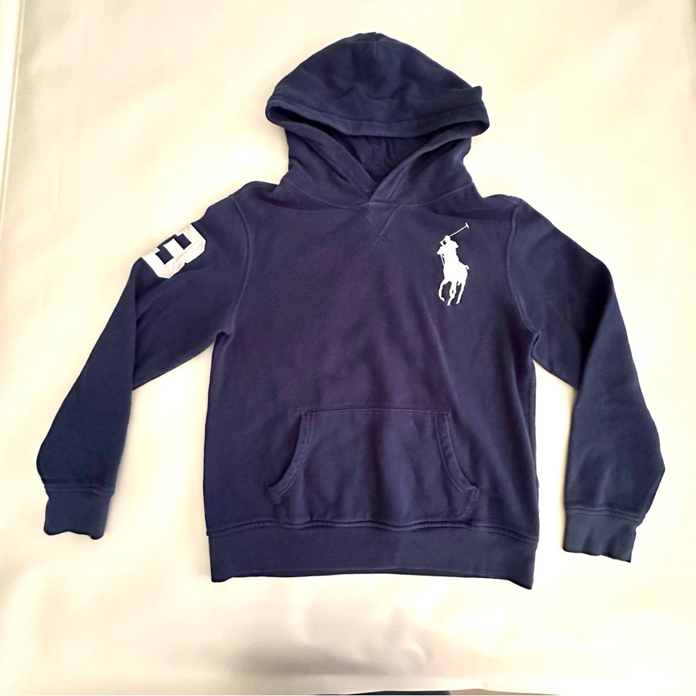 Polo Ralph Lauren Big Pony Hoodie Pullover Navy size L